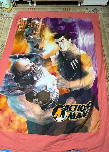 Çocuklar için çift taraflı yatak örtüsü battaniye - Görsel 3