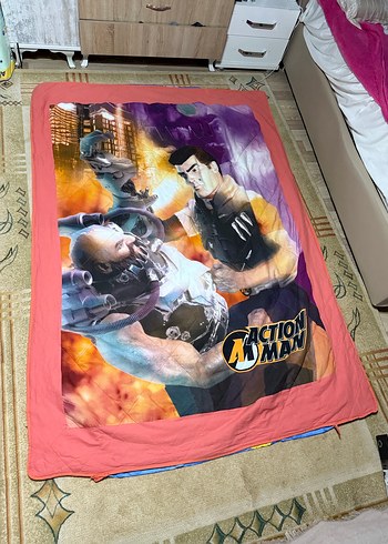 Çocuklar için çift taraflı yatak örtüsü battaniye - Görsel 2