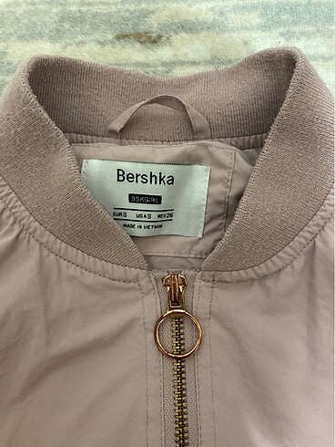 xs Beden pembe Renk Bershka pudra pembe ceket