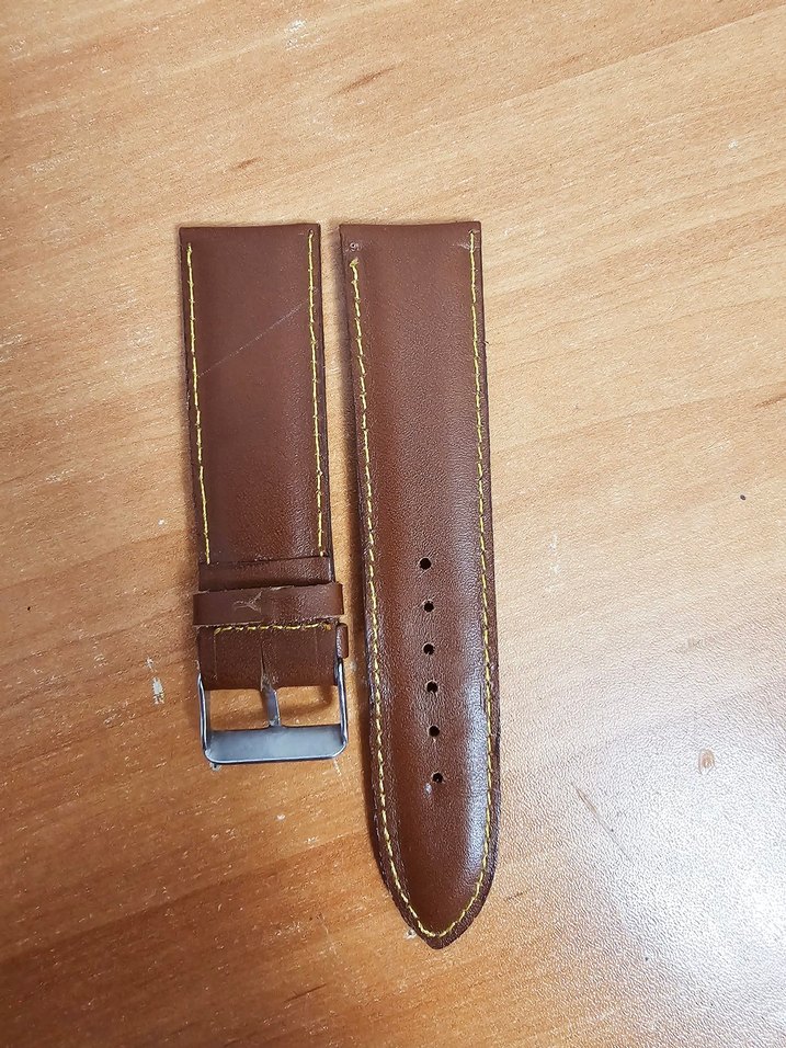 24 mm hakiki deri saat Kayışı - Görsel 4