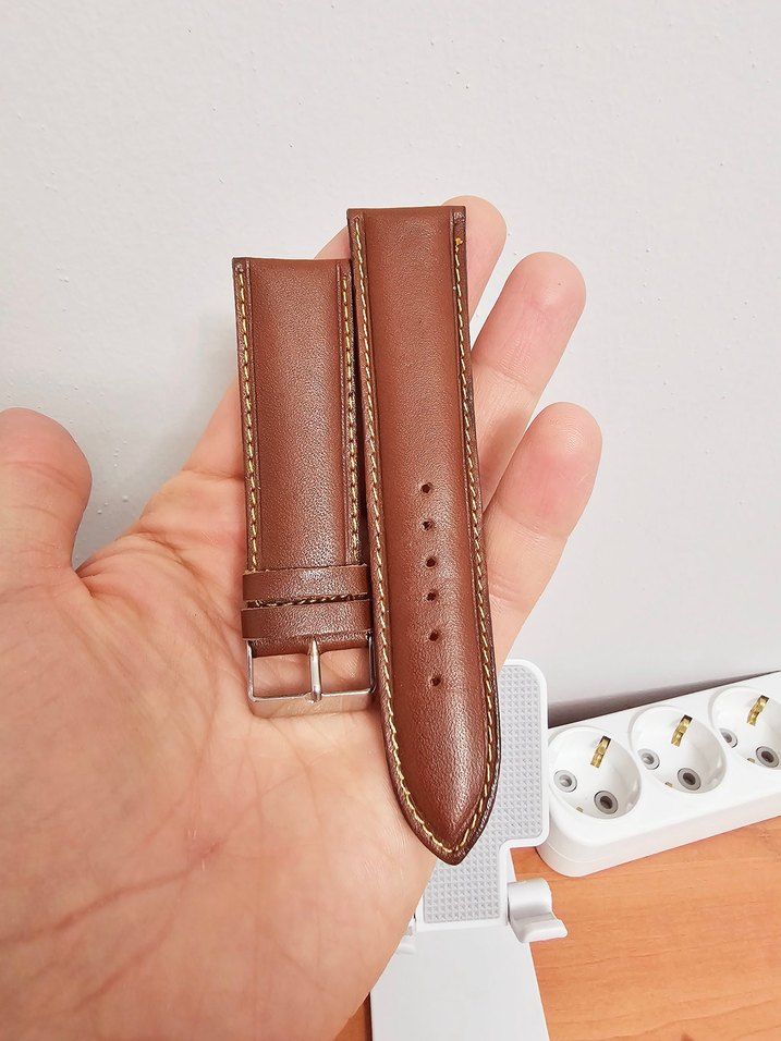24 mm hakiki deri saat Kayışı - Görsel 3