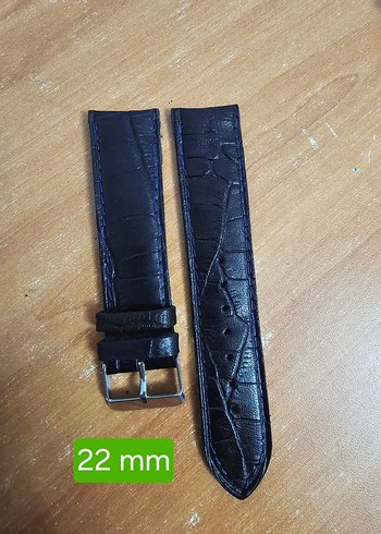 22 mm SiyahErkek Saat Kayışı