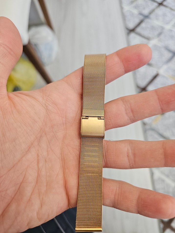 Gold renk hasır kordon - Görsel 3