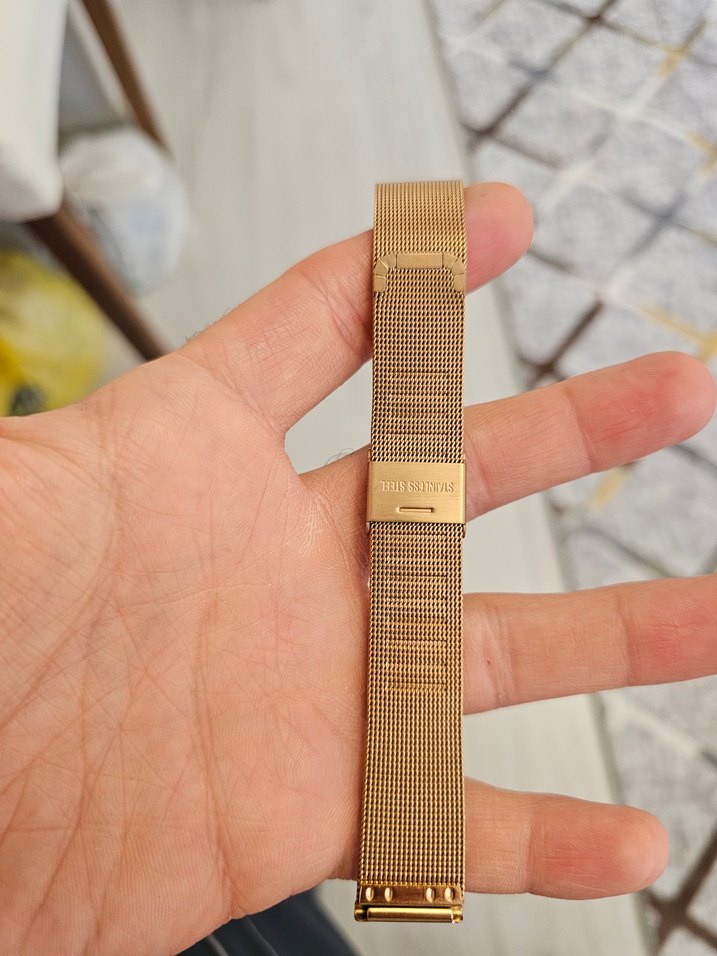 Gold renk hasır kordon - Görsel 2