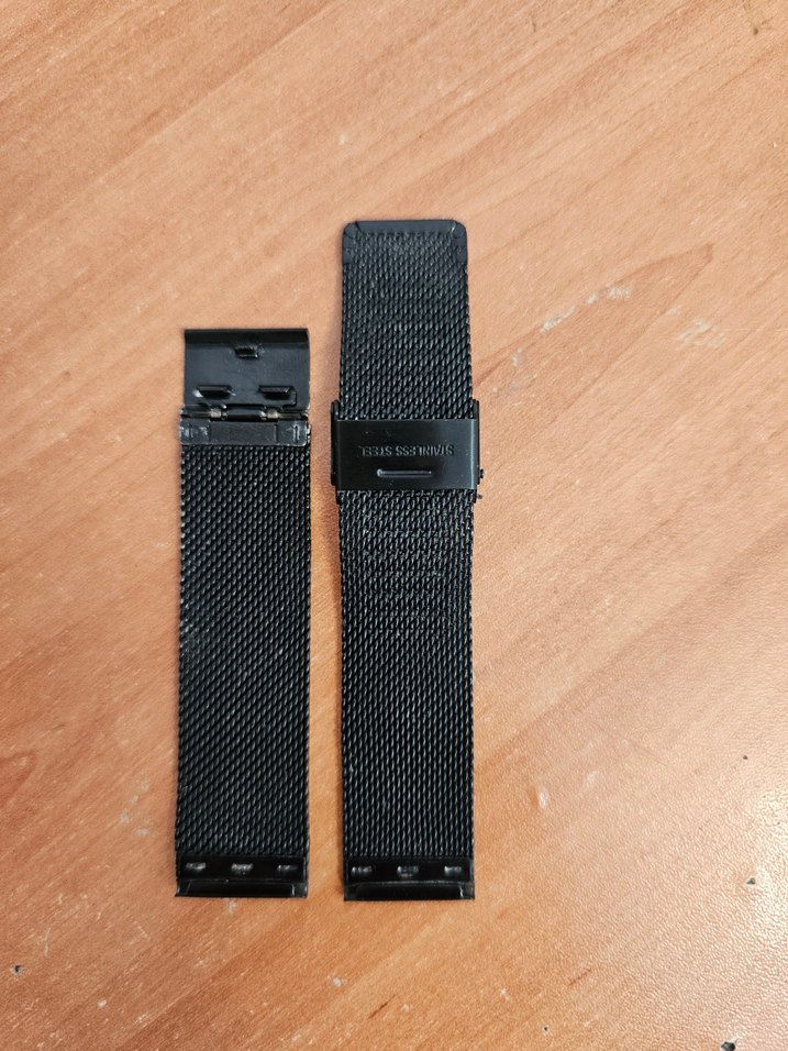 20 mm Siyah Erkek Saat Kordonu - Görsel 2