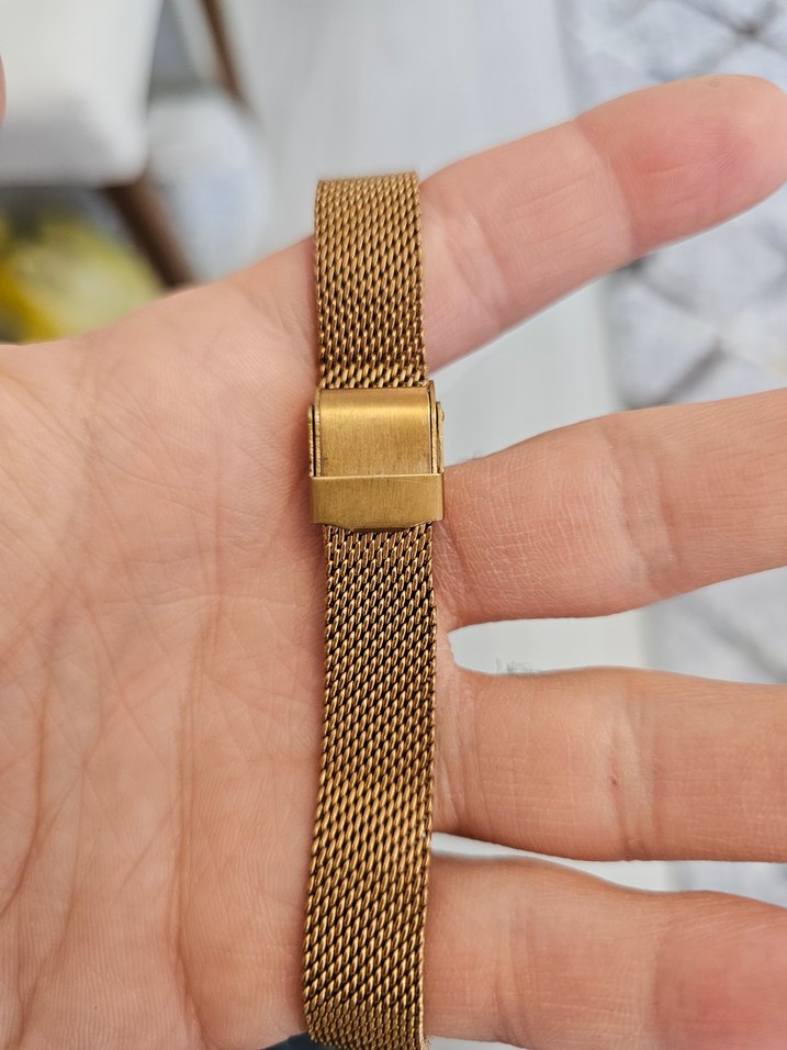 Gold rengi kadın saati kordonu - Görsel 3