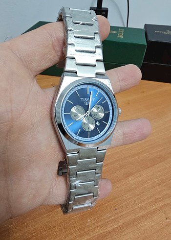 Tissot Mavi Kadranlı Klasik Erkek Saati - Görsel 6