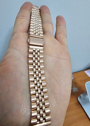 20mm Jubile Altın Renk  Saat Kordonu - Görsel 2