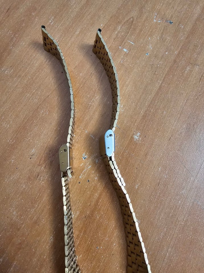 Altın renk Erkek Saat Kordonu - Görsel 3