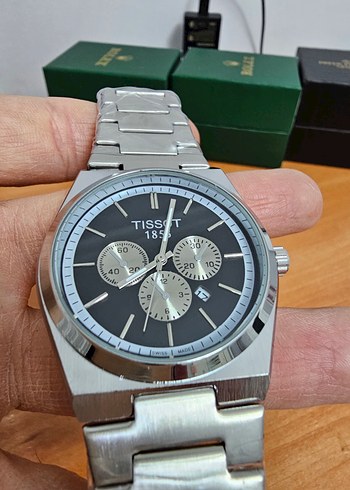 Tissot siyah kadran erkek saati - Görsel 4