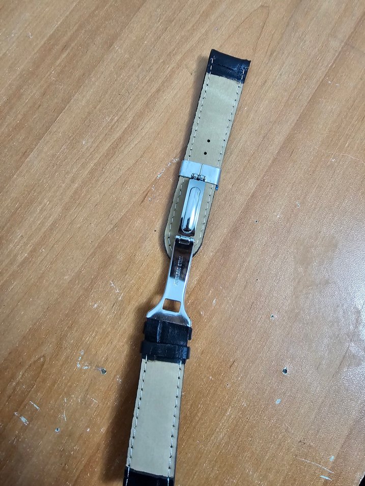 Siyah Erkek Saat Kayışı - Görsel 4