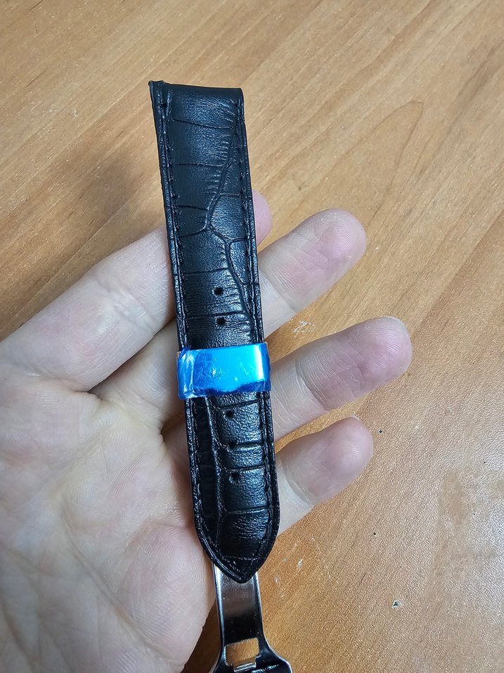 Siyah Erkek Saat Kayışı - Görsel 5