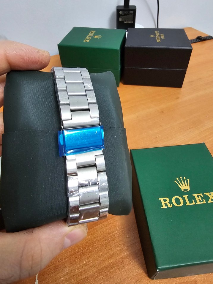 Rolex Siyah Klasik Erkek Kol Saati - Görsel 5