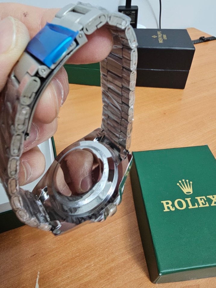 Rolex Siyah Klasik Erkek Kol Saati - Görsel 4