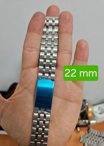 Çelik Saat Kordonu 22 mm - Görsel 5