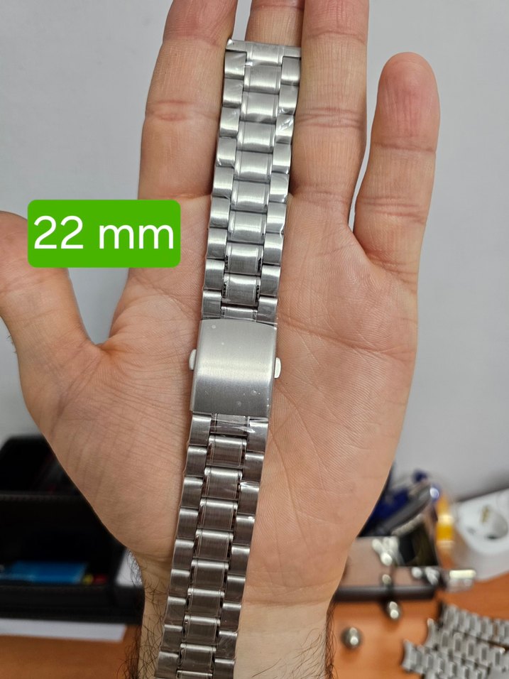 Çelik Saat Kordonu 22 mm - Görsel 4