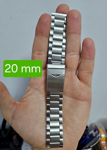 20mm Erkek Saat Kordonu Metal - Görsel 8