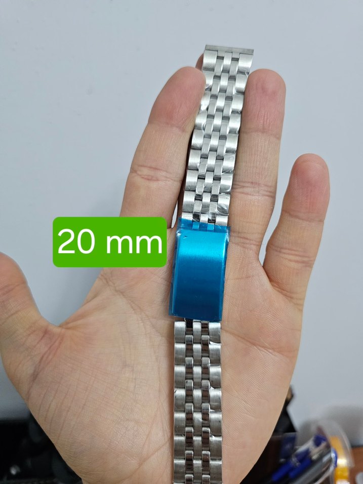 20mm Erkek Saat Kordonu Metal - Görsel 5