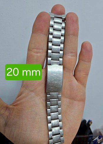 20 mm Çelik Saat Kayışı - Görsel 6