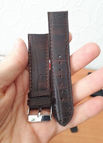 22 mm deri desenli hakiki deri kordon 