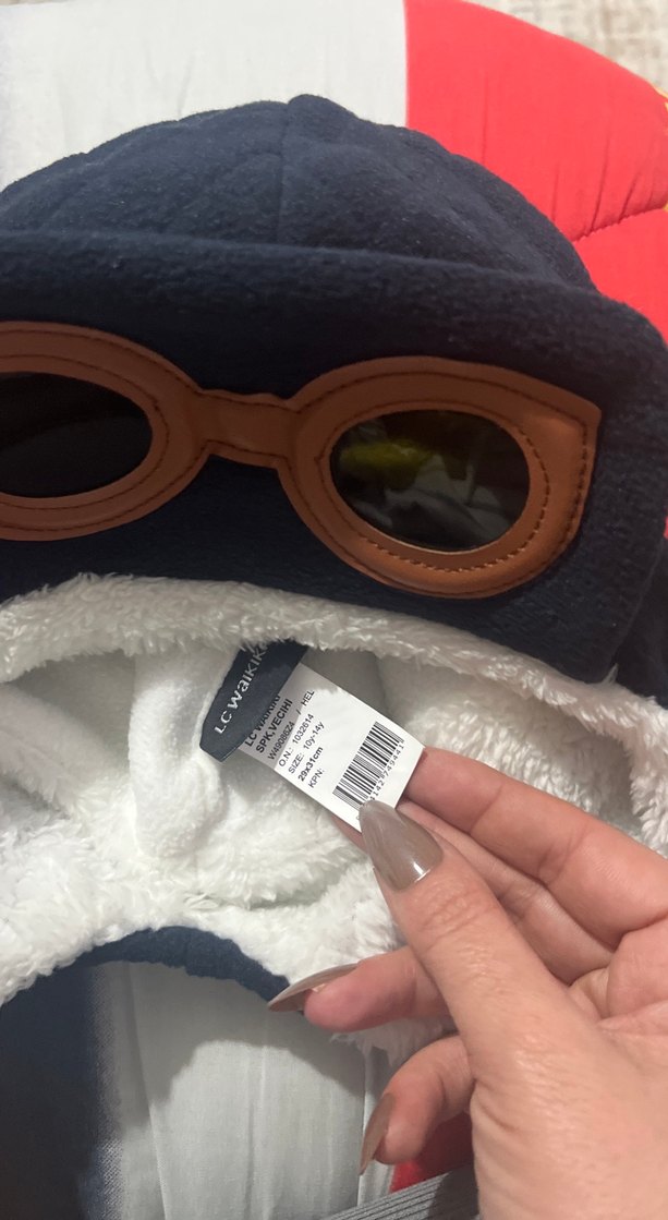 Erkek Çocuk Renkli Kürklü Biker Bere - Görsel 3