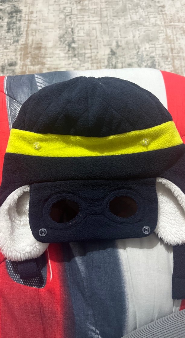 Erkek Çocuk Renkli Kürklü Biker Bere - Görsel 2