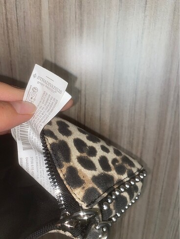 Stradivarius Stradivarius zincirli leopar çanta