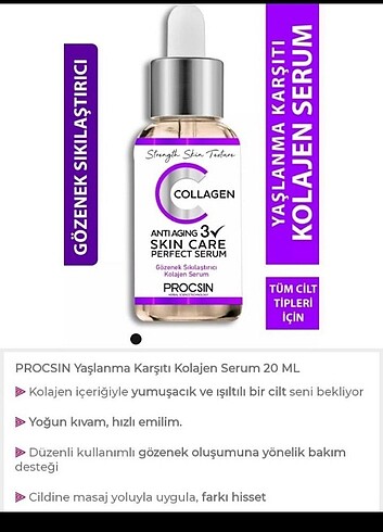 Collagen serum yaşlanma karşıtı 