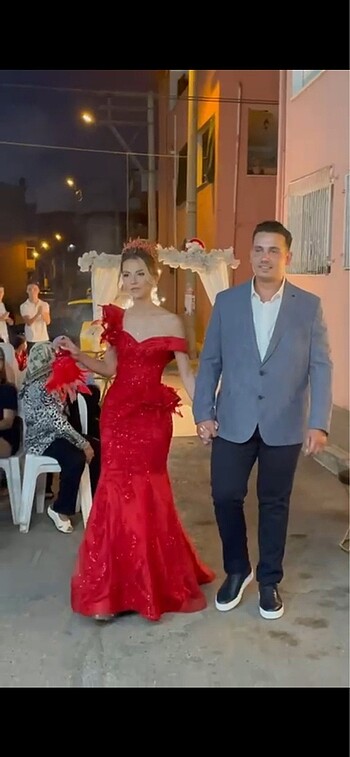 Kınalık abiye