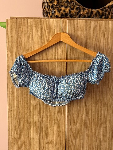 Penti mavi bikini üstü straplez