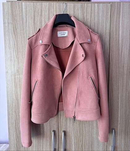 Pembe güderi ceket