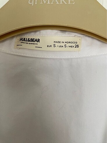 s Beden PULL&BEAR crop gömlek