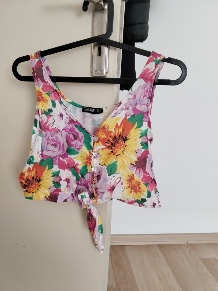 Çiçek Desenli Renkli Bohem Yastık Kılıfı - Görsel 2