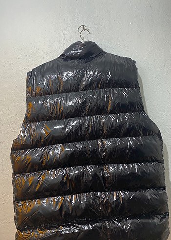 Siyah Parlak Kadın Yelek - Görsel 2