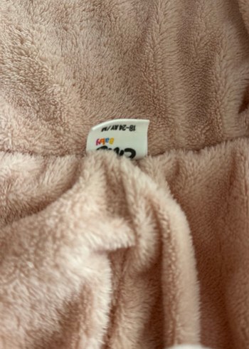 Kız Çocuk Kapüşonlu Koyu Pembe Mont - Görsel 10