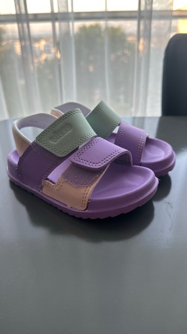 Kız Çocuk Mor vicco sandalet - Görsel 3