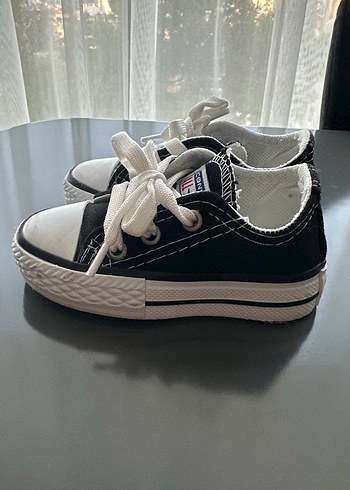 Çocuk Siyah Beyaz Spor Ayakkabı - Görsel 2