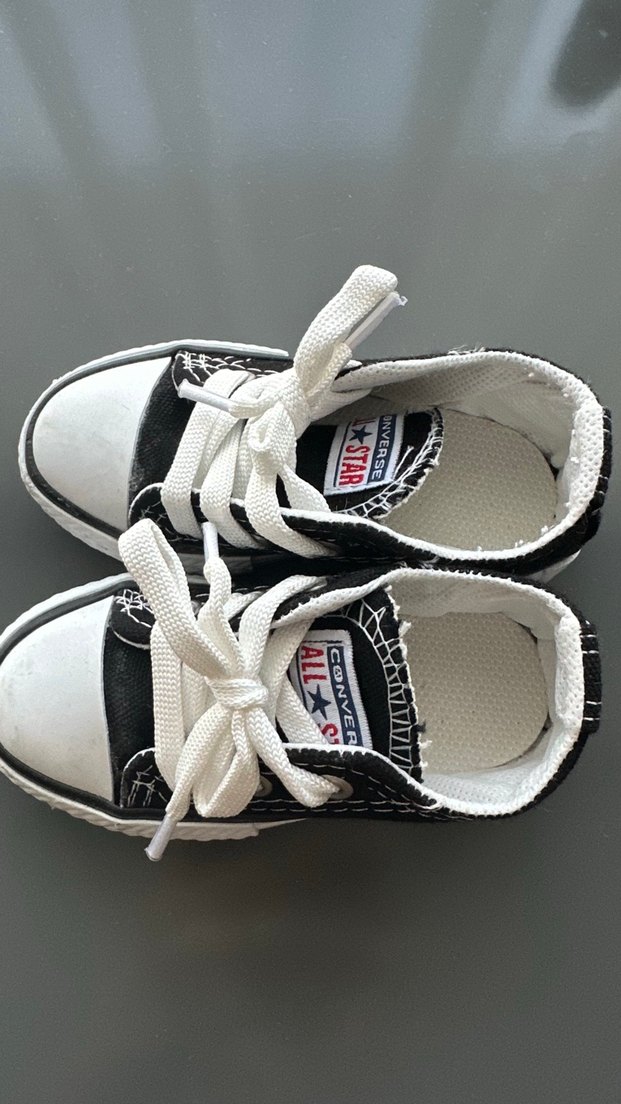 Çocuk Siyah Beyaz Spor Ayakkabı - Görsel 3