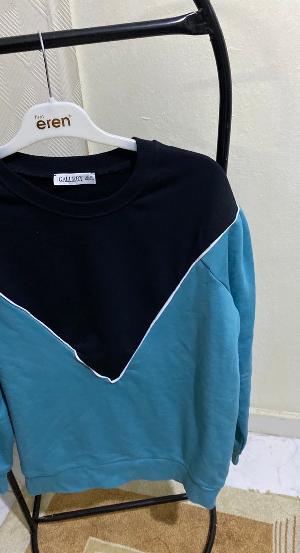 Kadın Lacivert Oversize Sweatshirt - Görsel 3