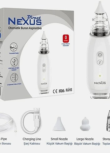 Beden Renk Nexus elektrikli burun aspiratörü