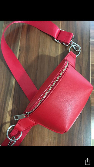 Bershka Bershka kırmızı bel çantası