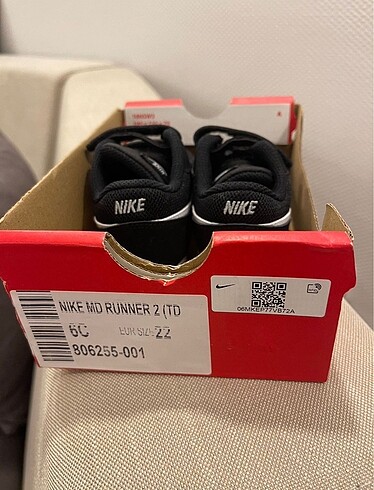 22 Beden siyah Renk Nike Bebek Ayakkabısı