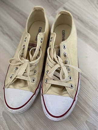 40 Beden Krem rengi converse