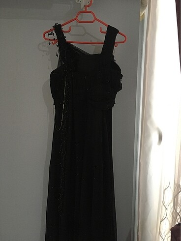 m Beden siyah Renk Abiye düğün elbisesi