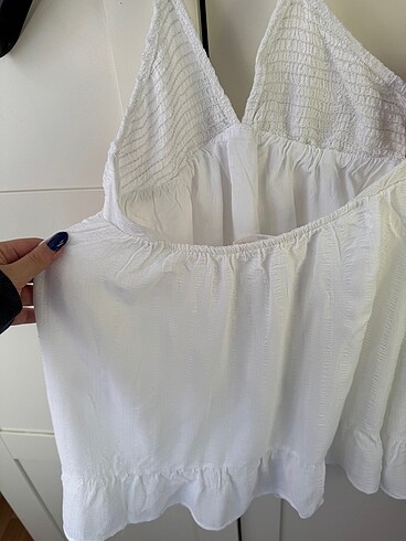 s Beden beyaz Renk Pull&Bear Elbise