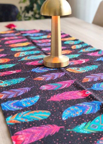 Renkli Bohem Batik Desenli Runner - Görsel 2