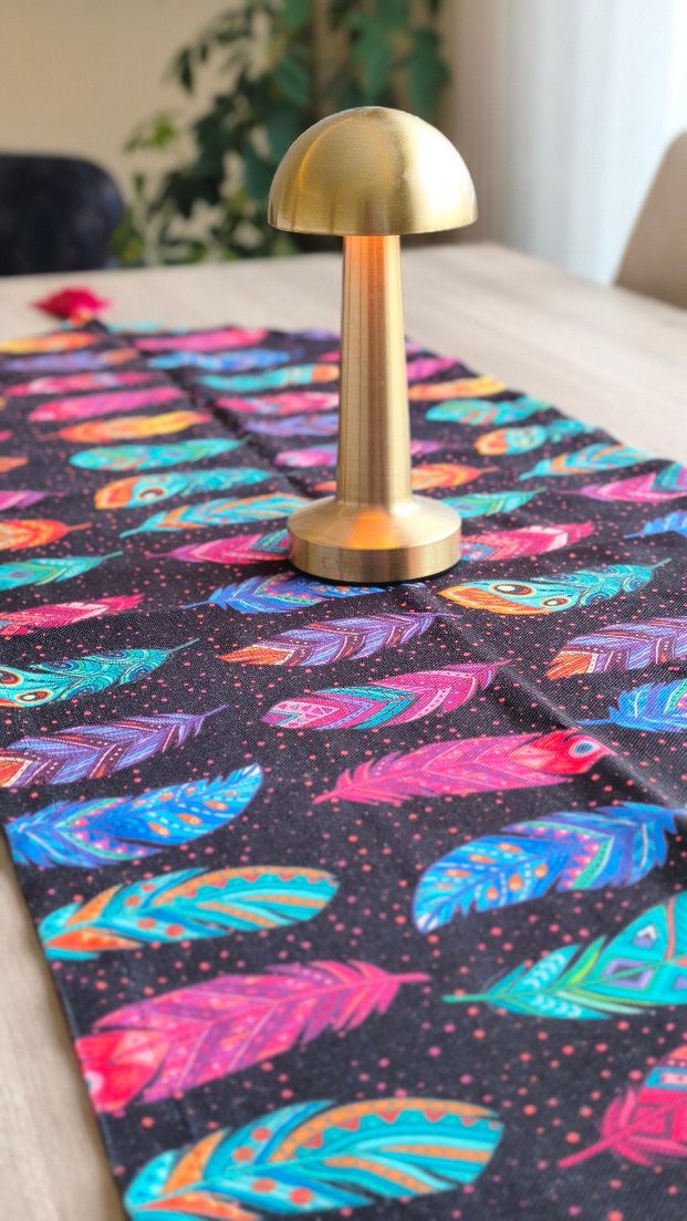 Renkli Bohem Batik Desenli Runner - Görsel 2