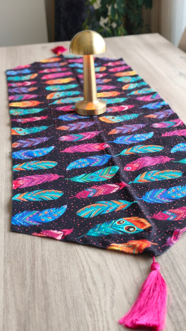 Renkli Bohem Batik Desenli Runner - Görsel 3