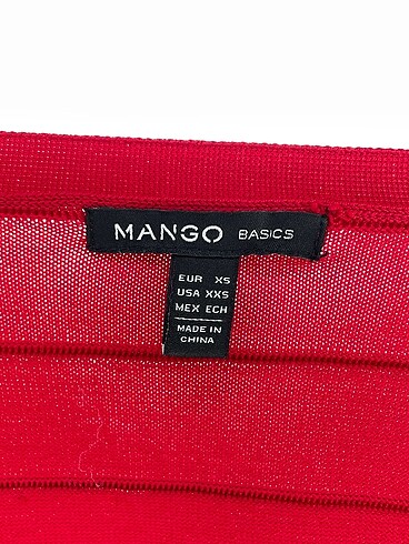 xs Beden kırmızı Renk Mango Triko Elbise %70 İndirimli.