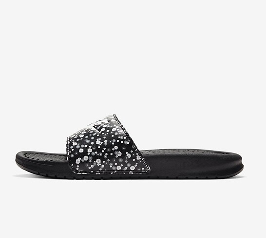 39 Beden siyah Renk Nike Benassi Just Do İt Floral Print Kadın Terlik